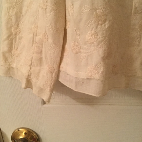 Cotton self embroidered blazer - Picture 2 of 3